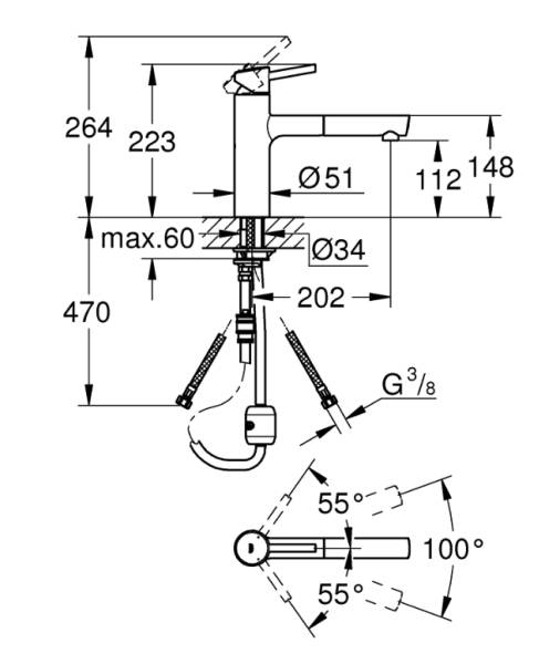 GROHE Concetto mousseur pour robinet de cuisine supersteel