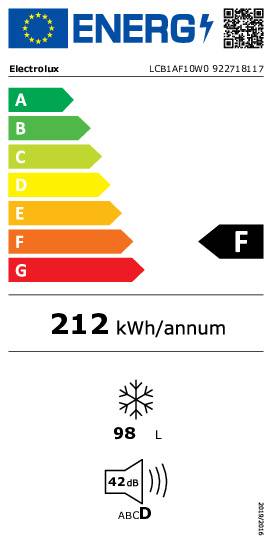 Congélateur coffre ELECTROLUX LCB1AF10W0